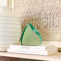 Green Glass Sculpture