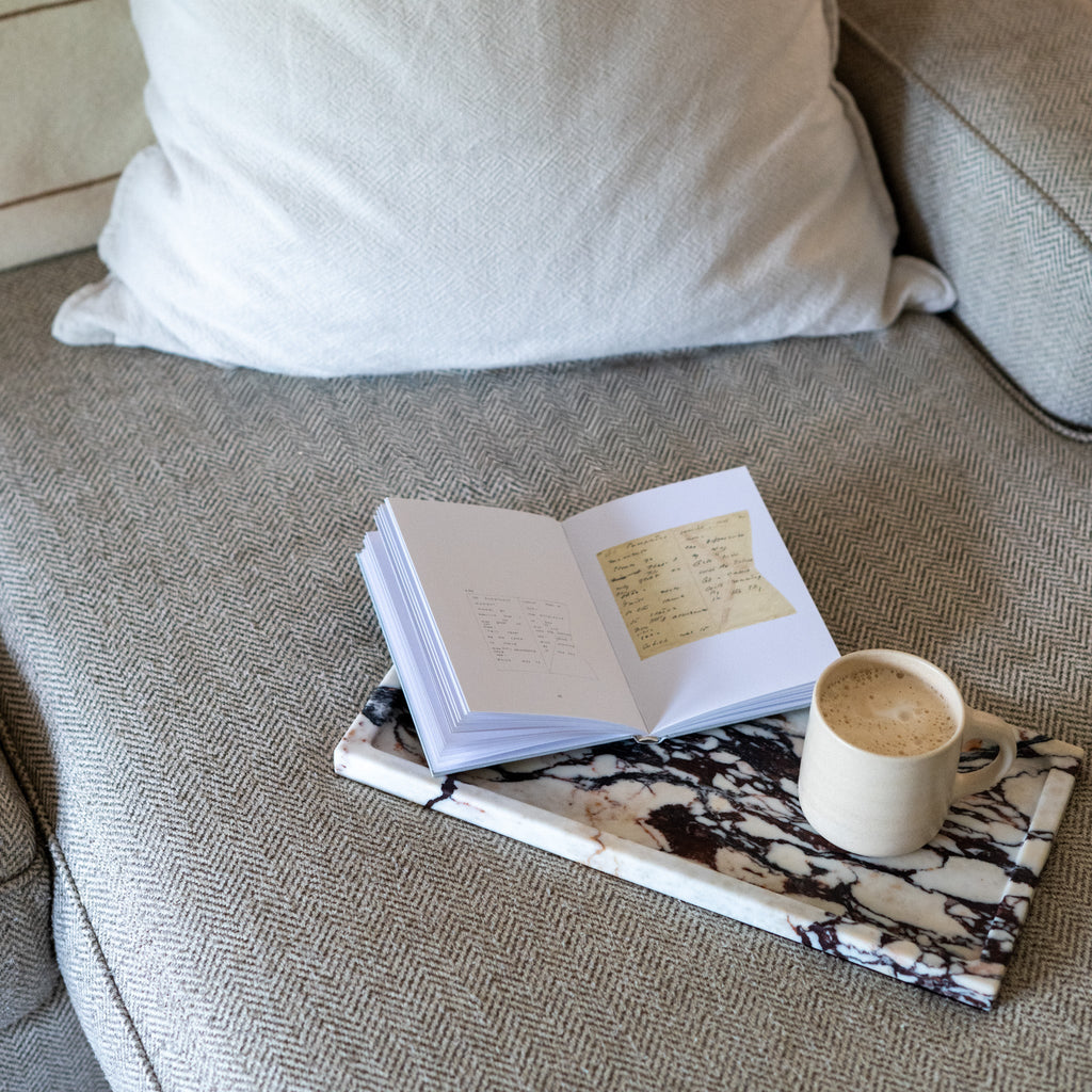 Large Calacatta Viola Marble Tray